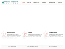 Tablet Screenshot of halstedfinancial.com